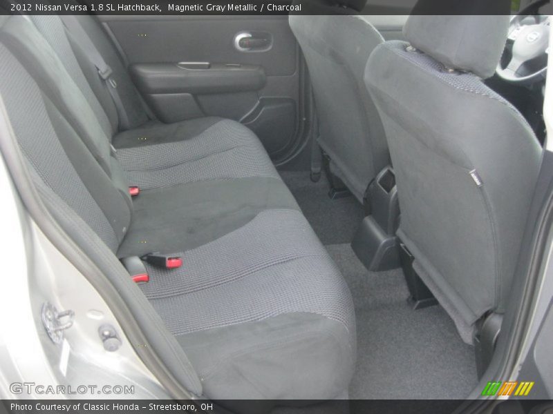 Magnetic Gray Metallic / Charcoal 2012 Nissan Versa 1.8 SL Hatchback