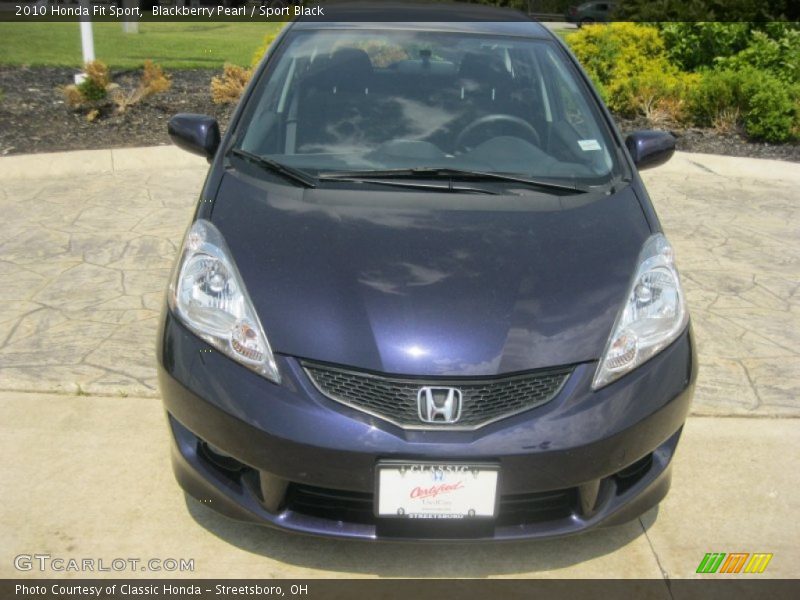 Blackberry Pearl / Sport Black 2010 Honda Fit Sport