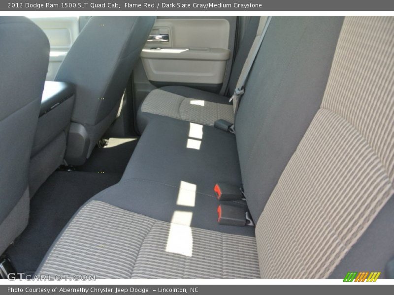 Flame Red / Dark Slate Gray/Medium Graystone 2012 Dodge Ram 1500 SLT Quad Cab