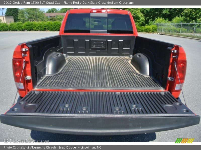 Flame Red / Dark Slate Gray/Medium Graystone 2012 Dodge Ram 1500 SLT Quad Cab