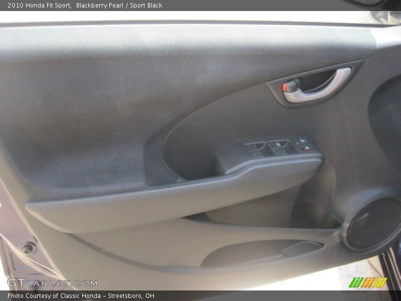 Blackberry Pearl / Sport Black 2010 Honda Fit Sport