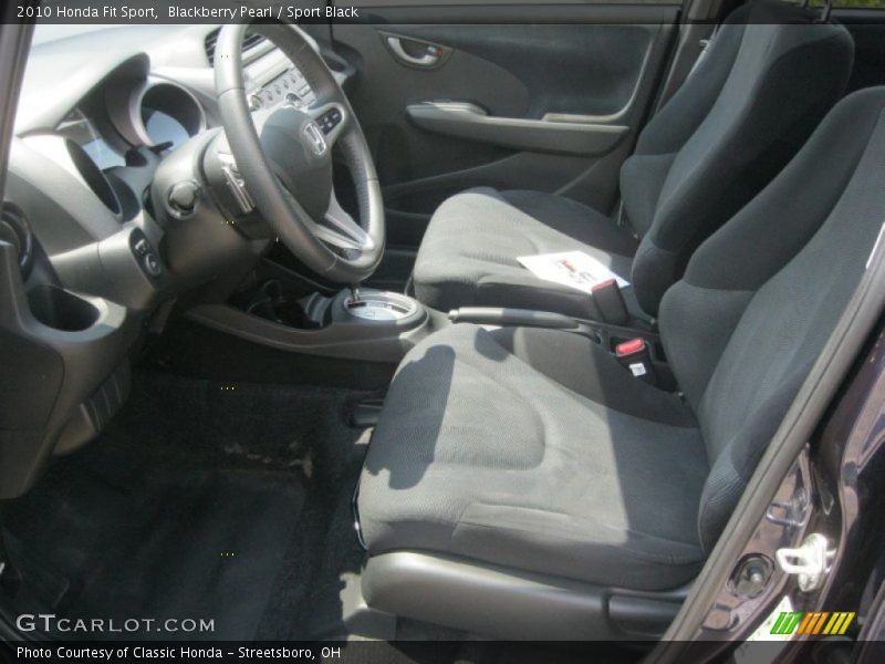 Blackberry Pearl / Sport Black 2010 Honda Fit Sport