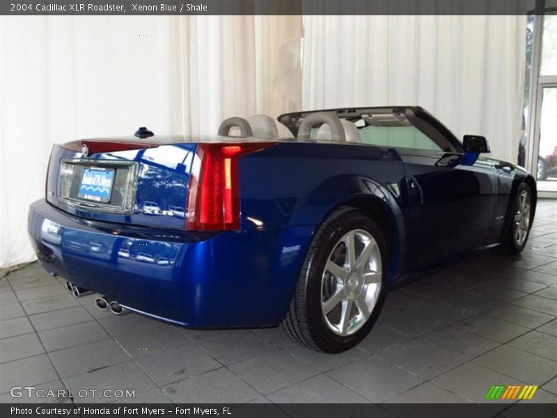 Xenon Blue / Shale 2004 Cadillac XLR Roadster