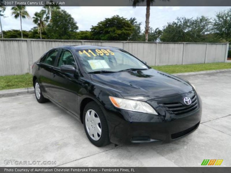 Black / Ash 2007 Toyota Camry LE