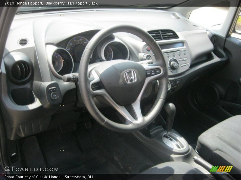 Blackberry Pearl / Sport Black 2010 Honda Fit Sport