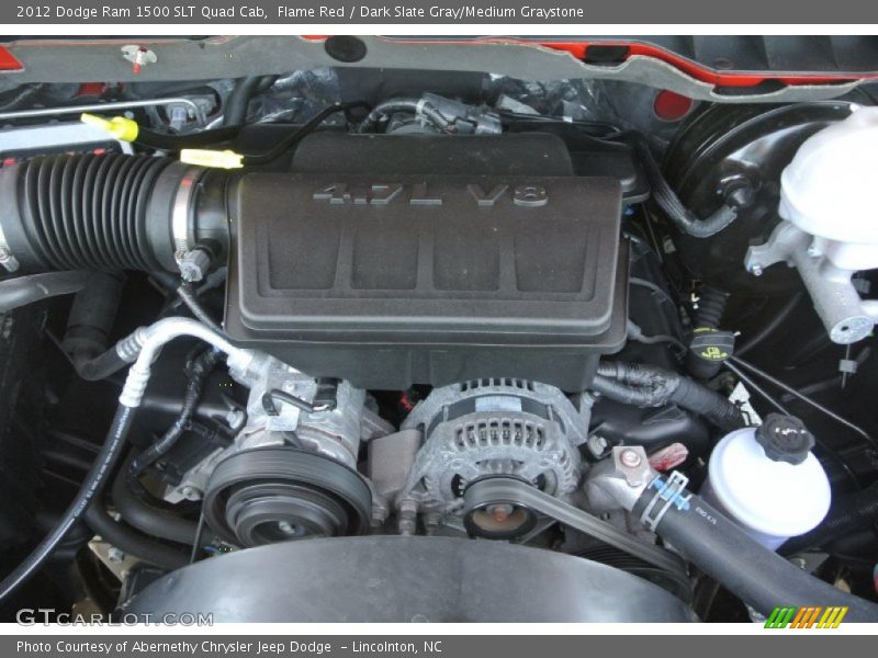 Flame Red / Dark Slate Gray/Medium Graystone 2012 Dodge Ram 1500 SLT Quad Cab