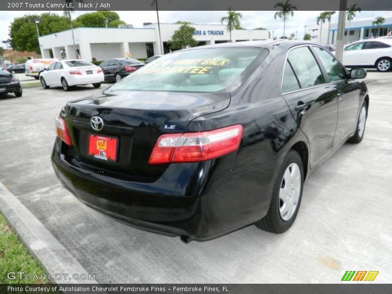 Black / Ash 2007 Toyota Camry LE