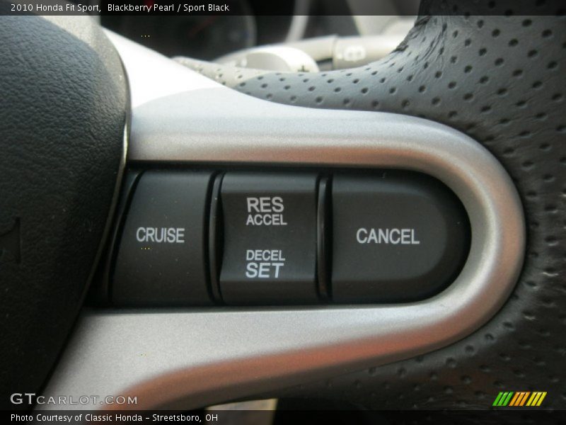 Blackberry Pearl / Sport Black 2010 Honda Fit Sport