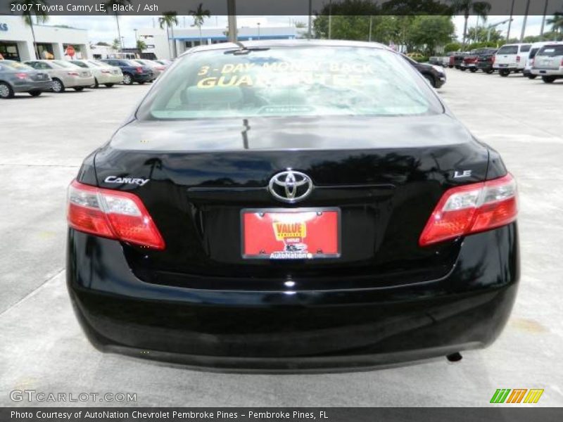 Black / Ash 2007 Toyota Camry LE