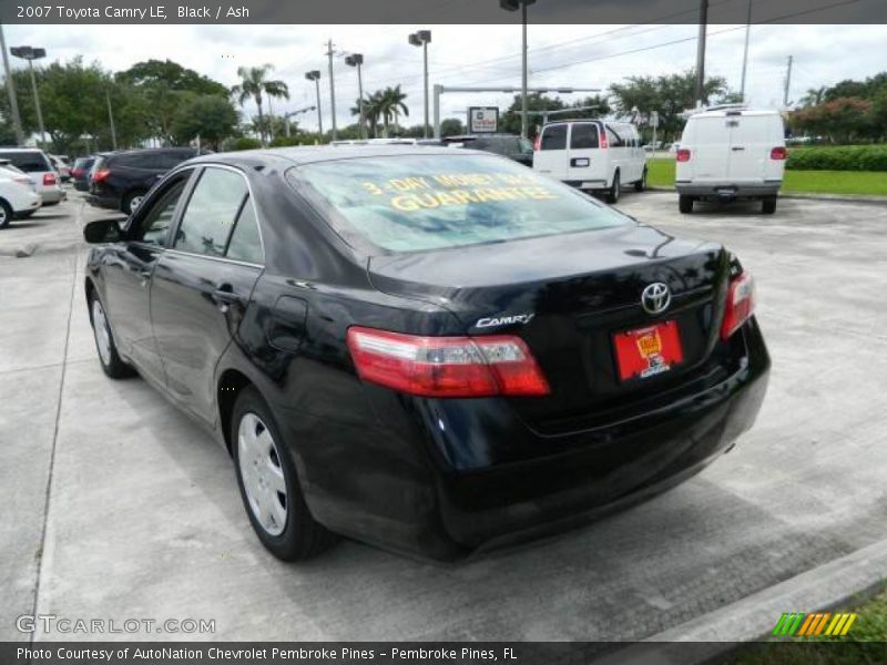 Black / Ash 2007 Toyota Camry LE