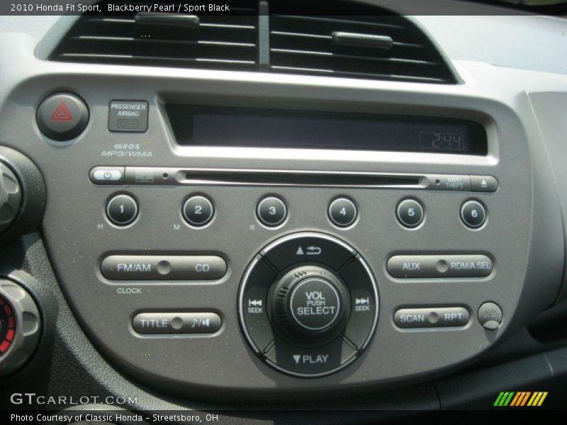 Blackberry Pearl / Sport Black 2010 Honda Fit Sport