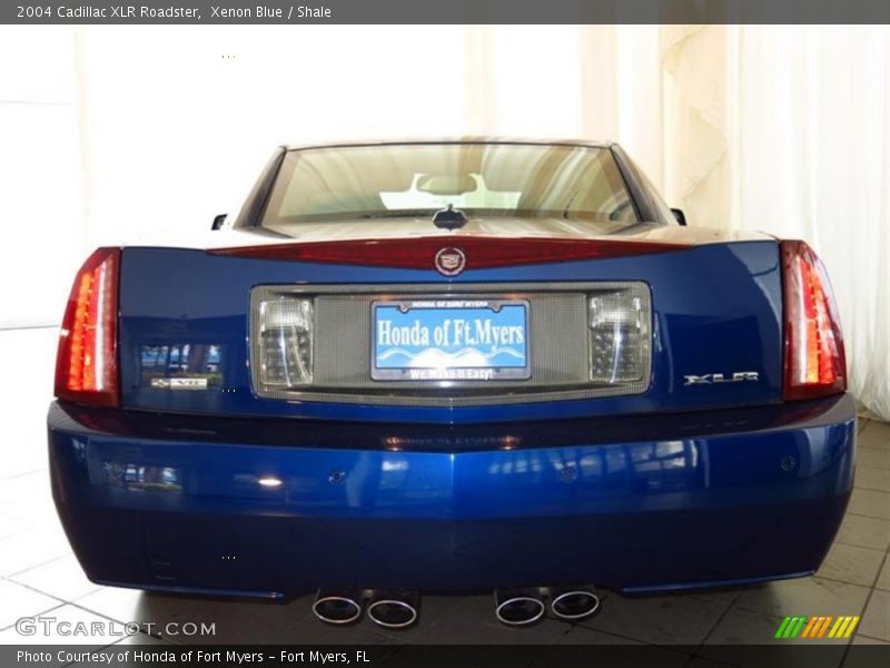 Xenon Blue / Shale 2004 Cadillac XLR Roadster