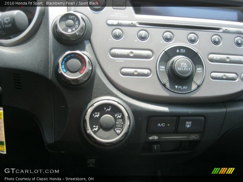 Blackberry Pearl / Sport Black 2010 Honda Fit Sport