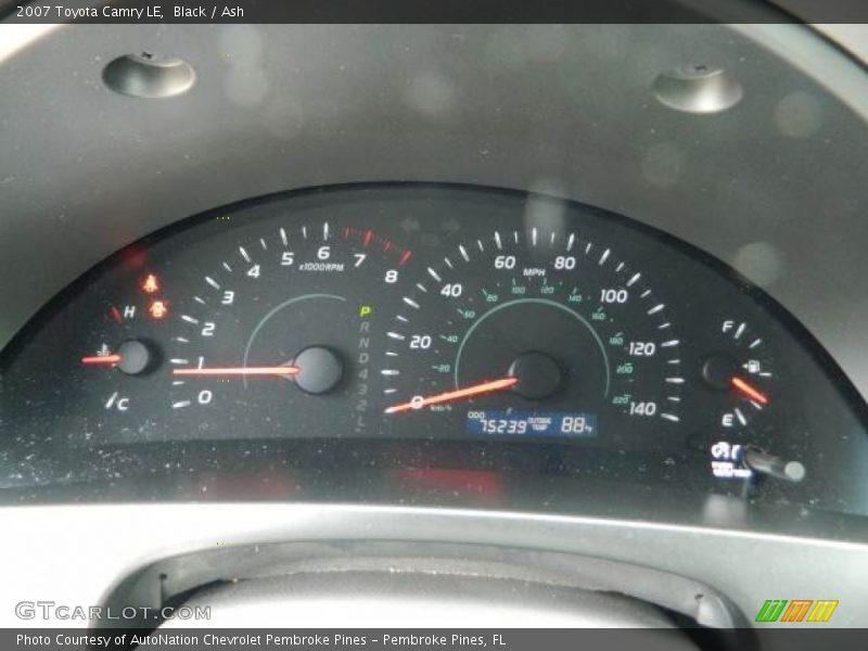 Black / Ash 2007 Toyota Camry LE