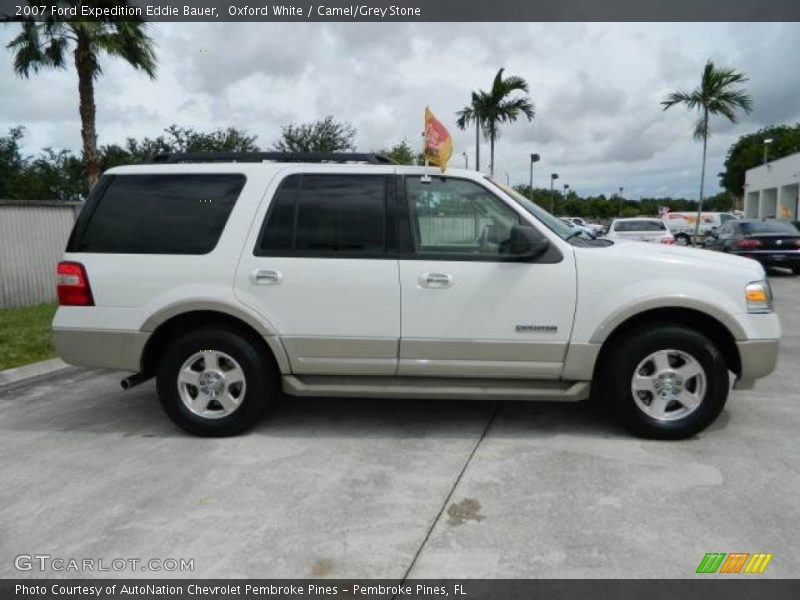 Oxford White / Camel/Grey Stone 2007 Ford Expedition Eddie Bauer