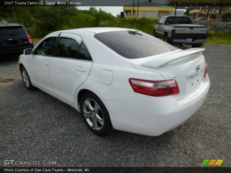 Super White / Bisque 2007 Toyota Camry LE