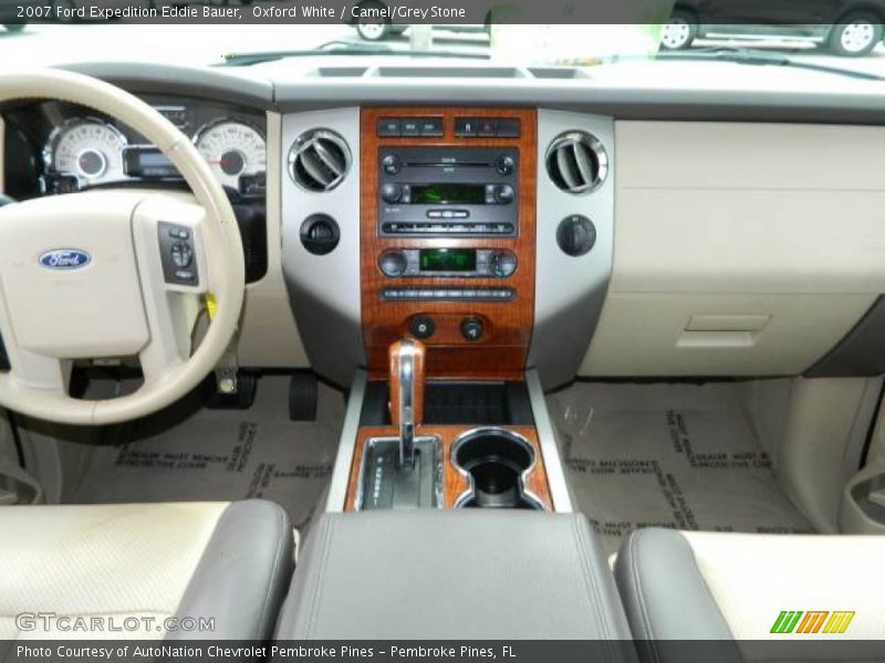 Oxford White / Camel/Grey Stone 2007 Ford Expedition Eddie Bauer
