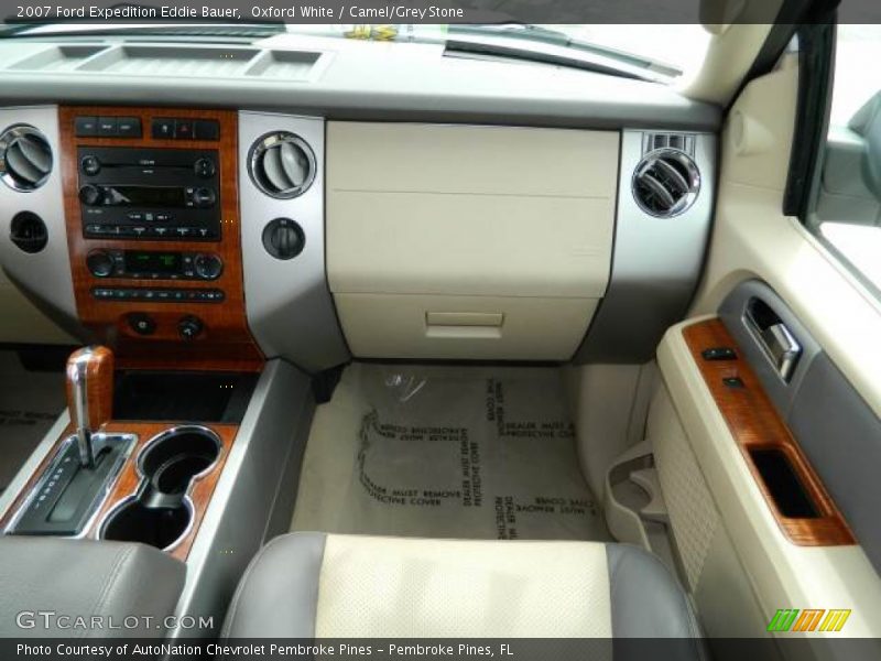 Oxford White / Camel/Grey Stone 2007 Ford Expedition Eddie Bauer