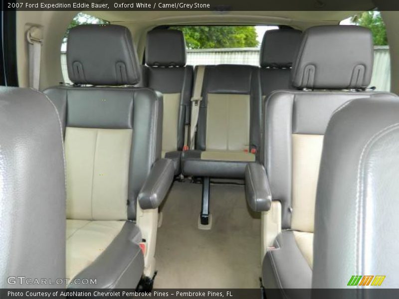 Oxford White / Camel/Grey Stone 2007 Ford Expedition Eddie Bauer