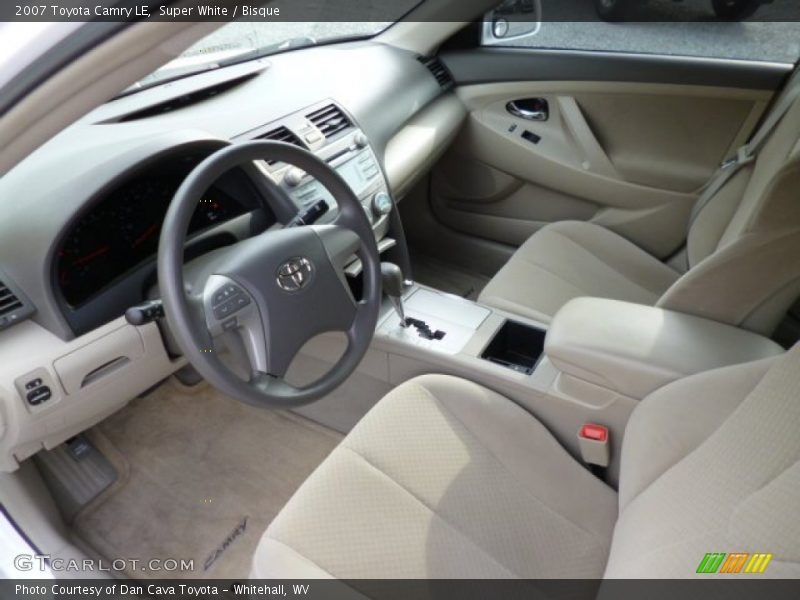 Super White / Bisque 2007 Toyota Camry LE