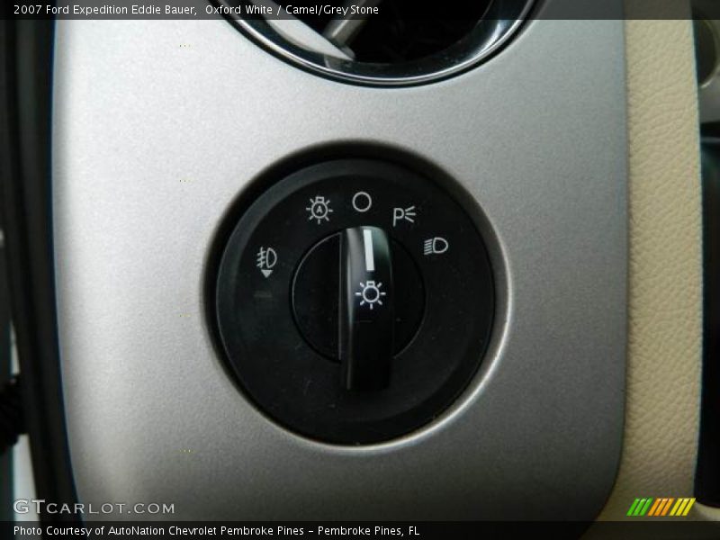 Oxford White / Camel/Grey Stone 2007 Ford Expedition Eddie Bauer