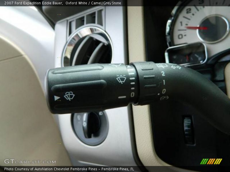 Oxford White / Camel/Grey Stone 2007 Ford Expedition Eddie Bauer