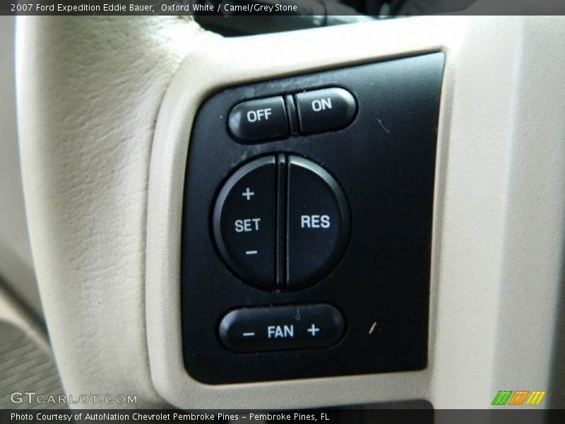 Oxford White / Camel/Grey Stone 2007 Ford Expedition Eddie Bauer
