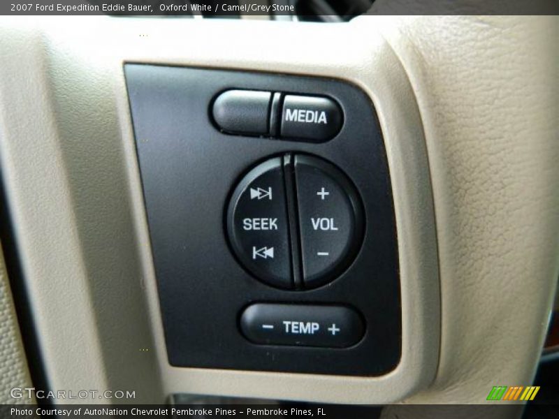 Oxford White / Camel/Grey Stone 2007 Ford Expedition Eddie Bauer
