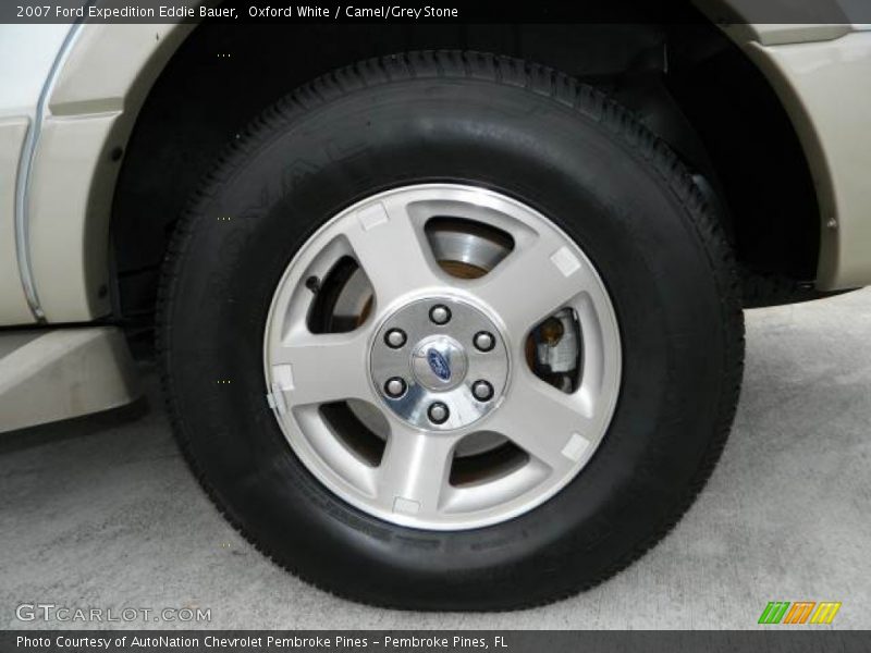Oxford White / Camel/Grey Stone 2007 Ford Expedition Eddie Bauer