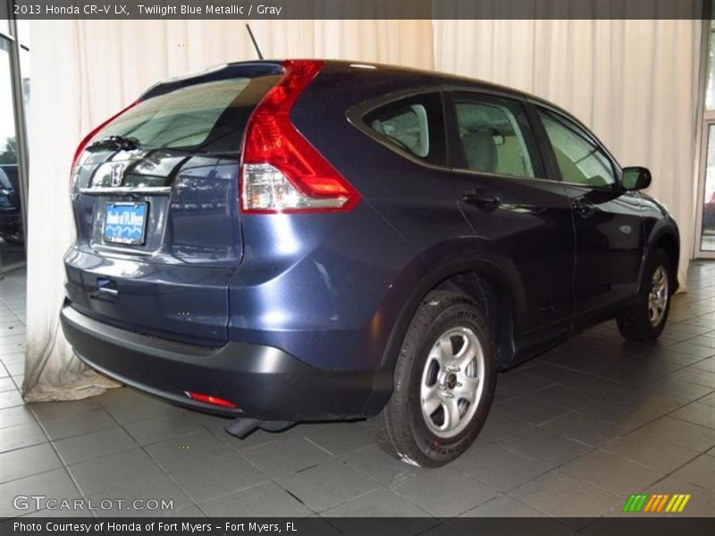 Twilight Blue Metallic / Gray 2013 Honda CR-V LX