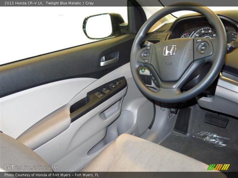 Twilight Blue Metallic / Gray 2013 Honda CR-V LX