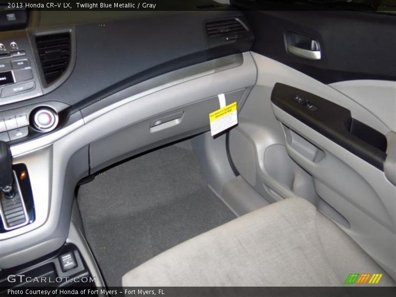 Twilight Blue Metallic / Gray 2013 Honda CR-V LX