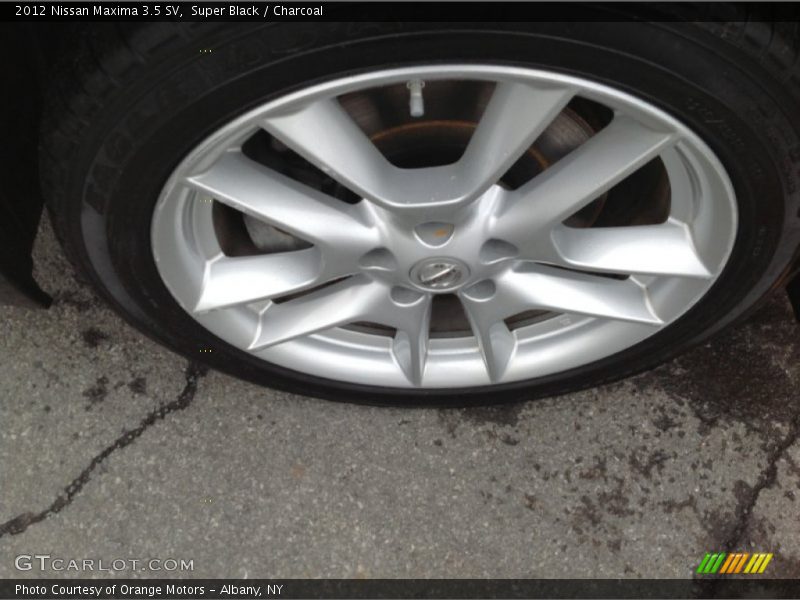 Super Black / Charcoal 2012 Nissan Maxima 3.5 SV