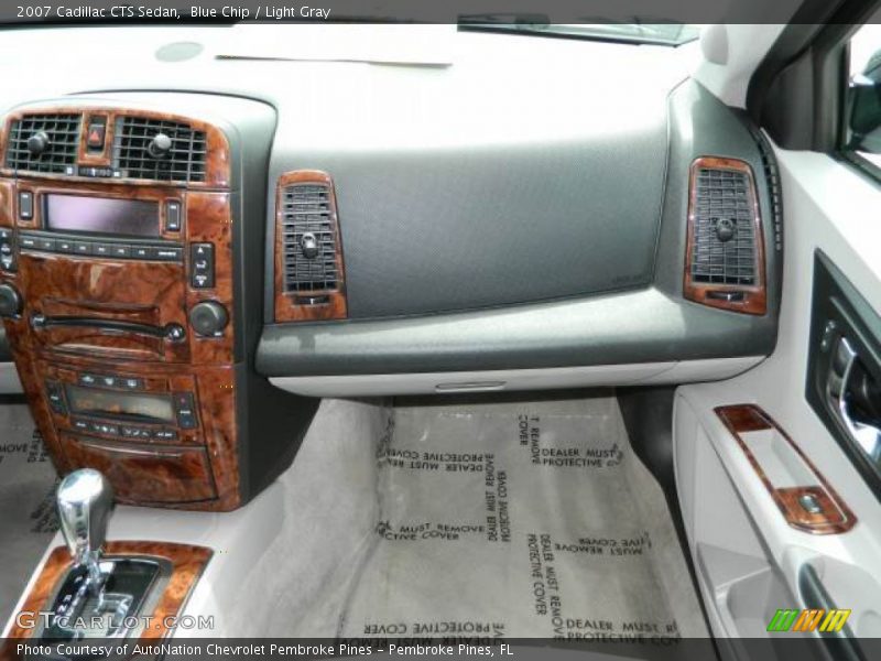 Blue Chip / Light Gray 2007 Cadillac CTS Sedan