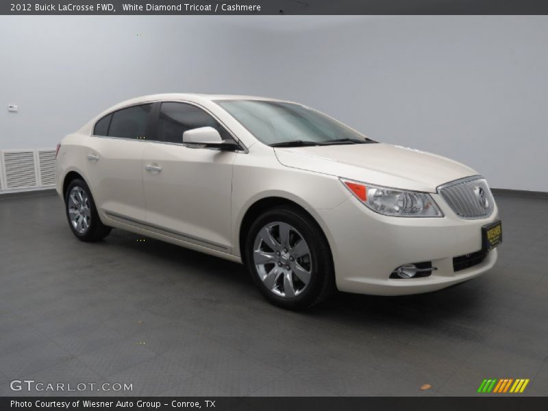 White Diamond Tricoat / Cashmere 2012 Buick LaCrosse FWD