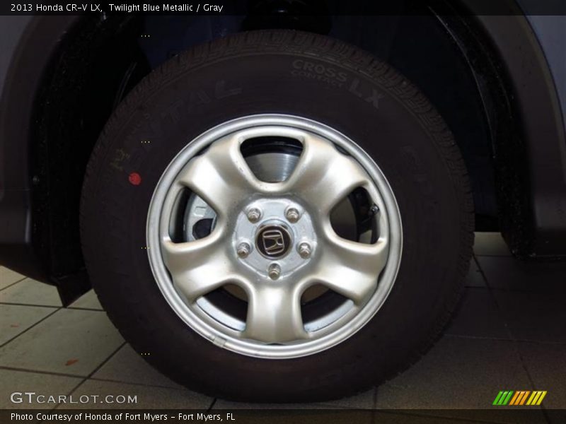 Twilight Blue Metallic / Gray 2013 Honda CR-V LX