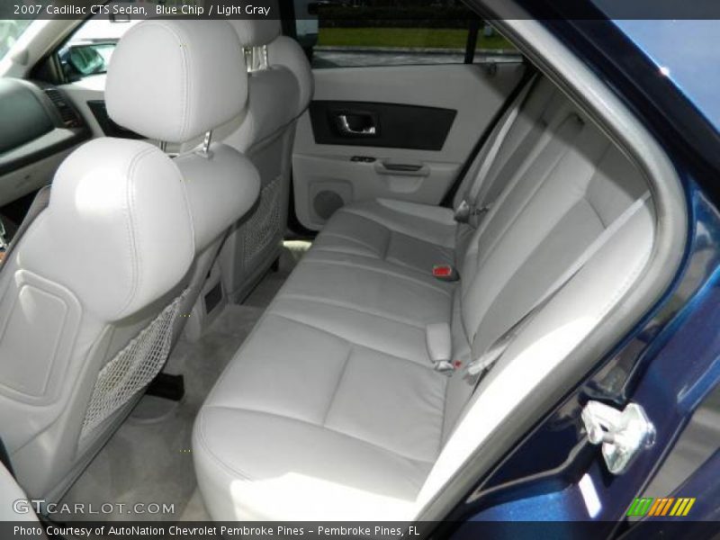 Blue Chip / Light Gray 2007 Cadillac CTS Sedan