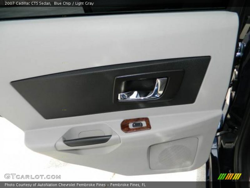 Blue Chip / Light Gray 2007 Cadillac CTS Sedan