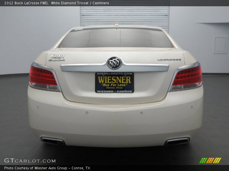 White Diamond Tricoat / Cashmere 2012 Buick LaCrosse FWD