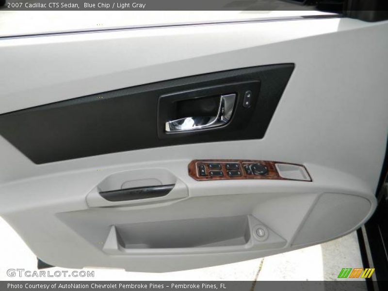 Blue Chip / Light Gray 2007 Cadillac CTS Sedan