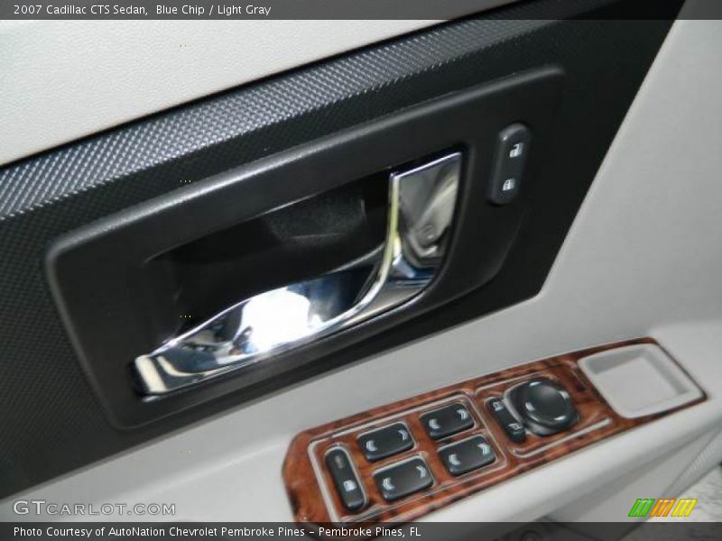 Blue Chip / Light Gray 2007 Cadillac CTS Sedan