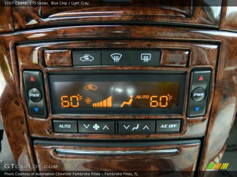 Blue Chip / Light Gray 2007 Cadillac CTS Sedan