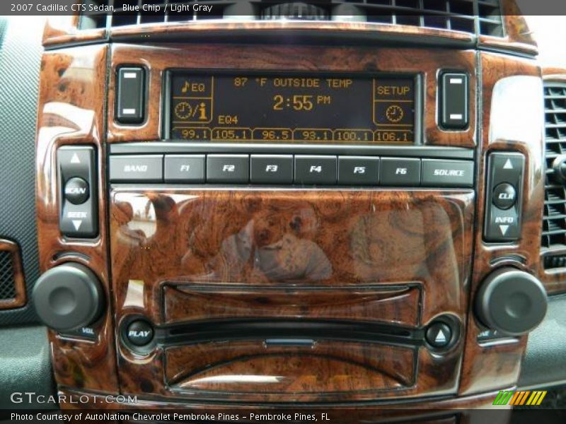 Blue Chip / Light Gray 2007 Cadillac CTS Sedan