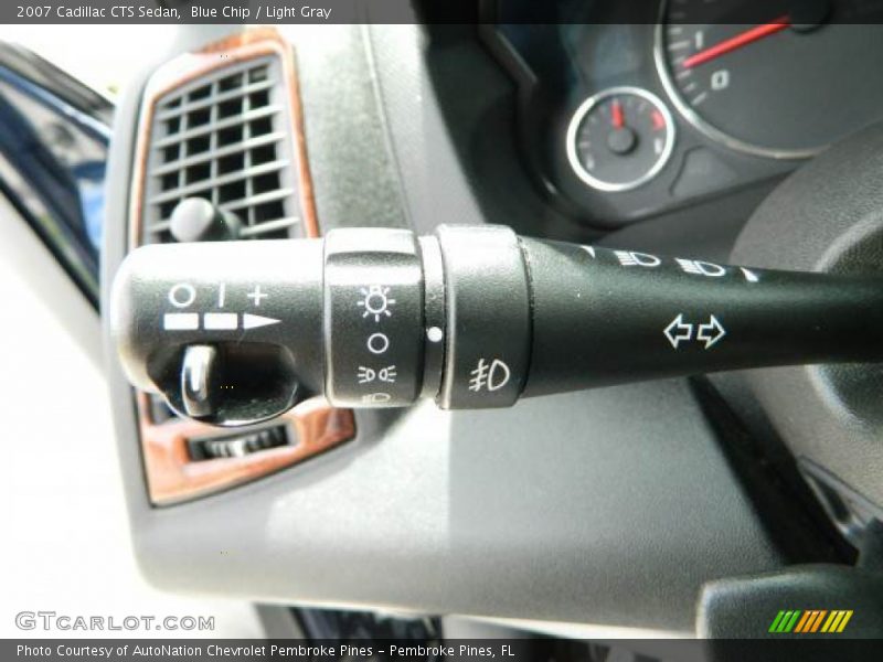 Blue Chip / Light Gray 2007 Cadillac CTS Sedan