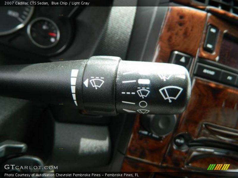 Blue Chip / Light Gray 2007 Cadillac CTS Sedan