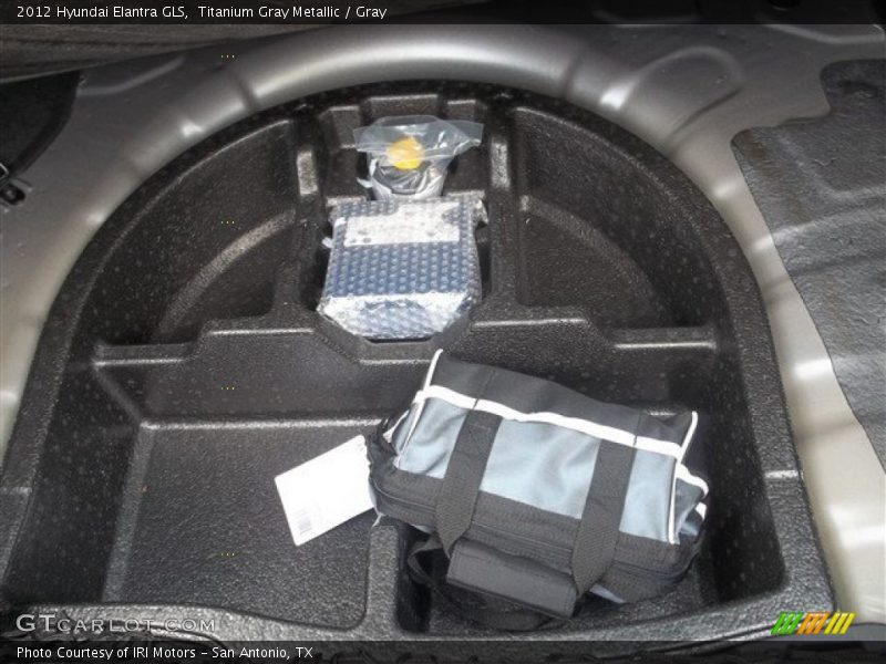 Titanium Gray Metallic / Gray 2012 Hyundai Elantra GLS