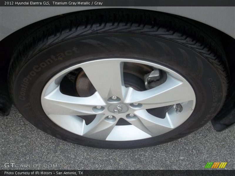Titanium Gray Metallic / Gray 2012 Hyundai Elantra GLS