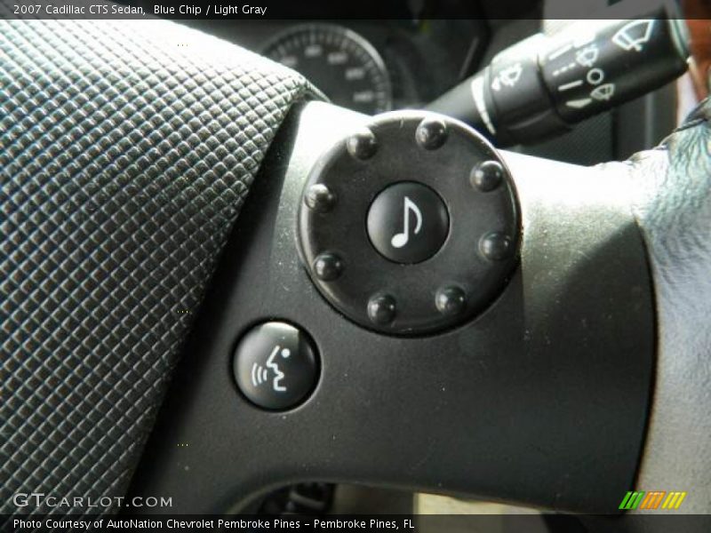 Blue Chip / Light Gray 2007 Cadillac CTS Sedan