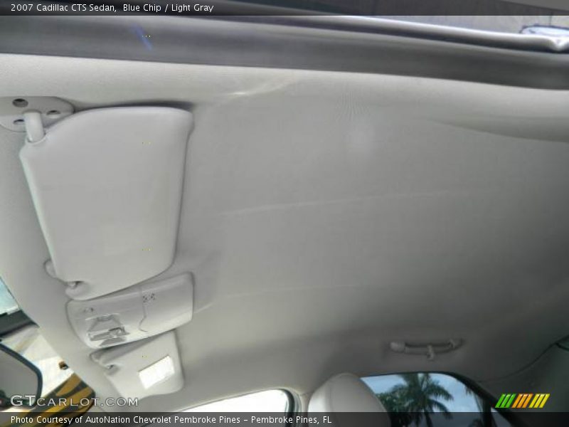 Blue Chip / Light Gray 2007 Cadillac CTS Sedan
