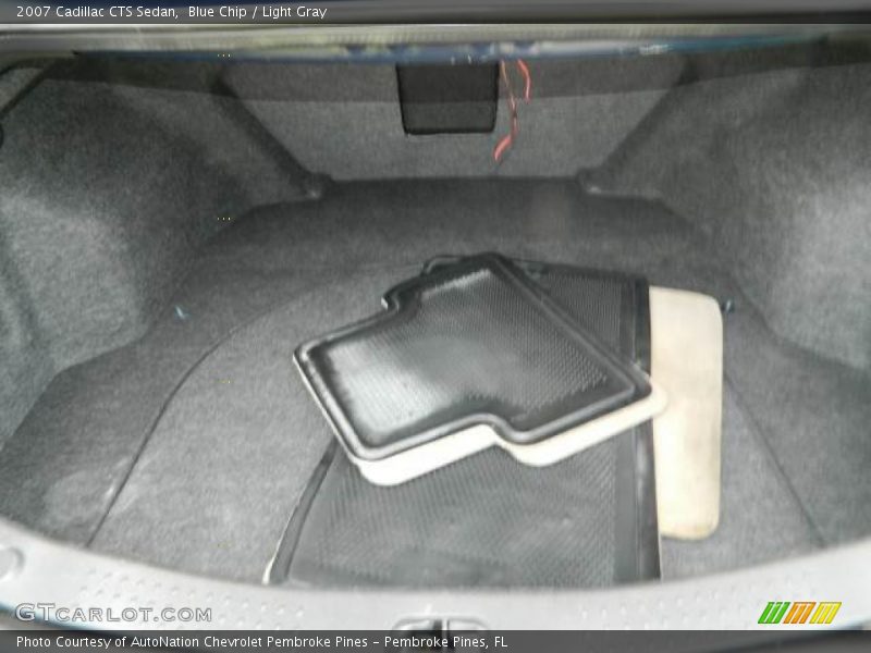 Blue Chip / Light Gray 2007 Cadillac CTS Sedan